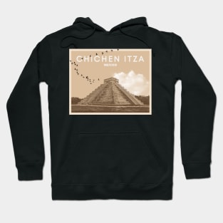 Chichen Itza Mexico Mayan Pyramid El Castillo Art Hoodie